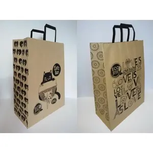 Бумажный крафт-пакет Fresh 320x420 мм XXL, модель 486448
