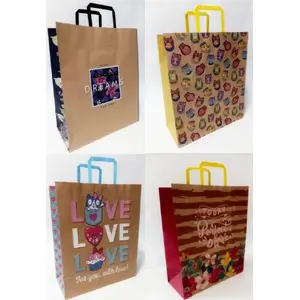 Paper bag Fresh Torebka kolor KRAFT 320×380×150 mm — Fresh kraft paper carry bag