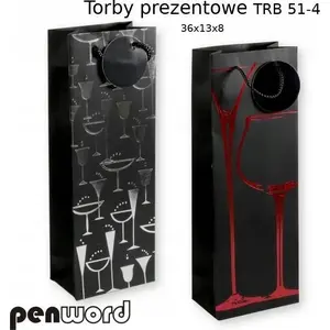 Gift Bag Penword TRB 51-4 36x13x8 cm, paper shopping bag with handles