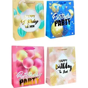 Gift bag w&k 3D glitter model JYWK071, decorative paper gift packaging