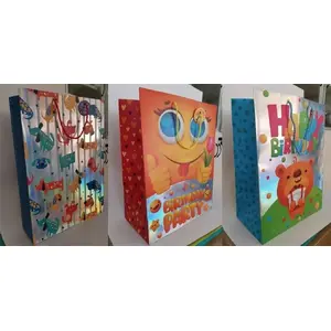 Gift bag Fresh Złocona XL – decorative paper gift bag, large size