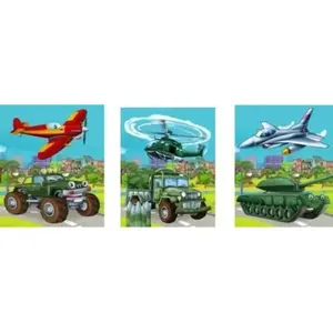 Gift Bag Jupiter JP 5236B for Boys (Vehicles) 26×32×20 cm — wide bottom