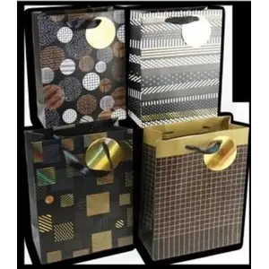 Подарочный пакет Polsirhurt 26x32x10 см MIX — Polsirhurt 591715
