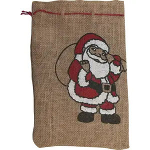 Gift bag No name FOLIA PAPER with Santa, 17x25 cm