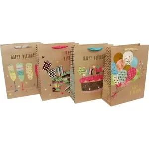 Gift bag (flat large) Beniamin model 307804 — birthday design