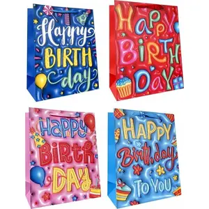Gift bag Jupiter BL2355C, decorative paper tote 18×23×10 cm
