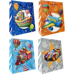 Gift bag Jupiter 18×23×8 cm model 9057C — decorative paper carry bag