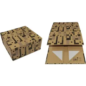 Cardboard Magnetic Box Geometric — Ziemia Obiecana (model 515495)