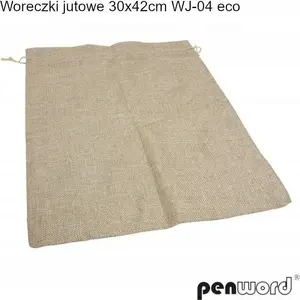 Bread storage jute bag Polsirhurt WJ-04 30x42 cm – reusable natural fiber bag