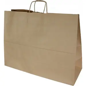 Paper carrier bag NC Koperty 30.5×17×42.5 cm brown — kraft paper shopping/packaging bag