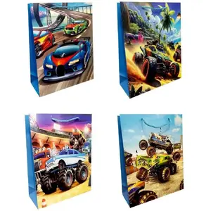Gift bag for children Jupiter — Monster Truck design, mixed assortment