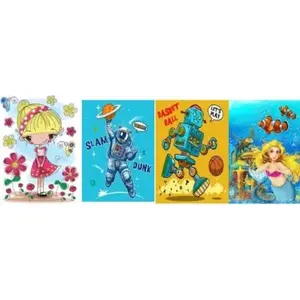 Gift bag Jupiter JP 5210L children’s mix, 40 x 56 x 30 cm, wide base