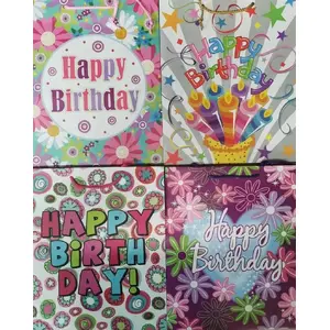 Decorative Laminated Gift Bag Panorama PL-6 for 52nd Birthday