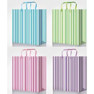 Decorative vertical foil gift bag Fresh S (Fresh, model 457353) – single-use gift packaging