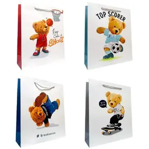 Gift Bag Jupiter S 'Sporty Bear' — children's small size, mixed designs