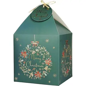 Gift box set No name 11x11 cm, 4 pcs, green