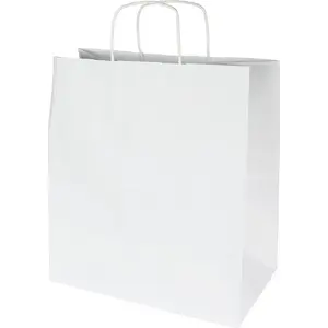 Paper Carry Bag NC Koperty TORBA PAPIEROWA 50×18×39 cm white