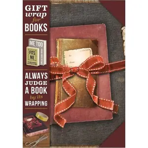 Gift wrap paper IF Vintage books — book-themed wrapping paper roll by IF (MPN 343710)