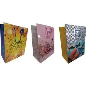 Gift bag MFP paper 30x40x17 cm matte decorative mix FRESH