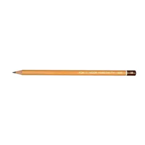 Zīmulis KOH-I-NOOR 1500, cietība 3B, sešstūrains, 2,5 mm serde, garums 175 mm, iepakojumā 12