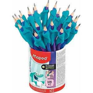 Карандаш с ластиком Maped Kidy Learn HB — упаковка 22 шт.