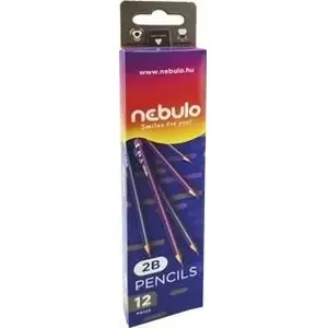 Zīmuļu komplekts Nebulo Ołówek 2B — Nebulo 328562, 12 gab., 2B mīkstums
