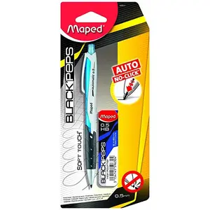 Mechanical pencil Maped 559511 — 0.5 mm HB lead, black/blue/white body, black ink colour