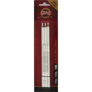 KOH-I-NOOR koka oglītas zīmulis balts — WIKR-975659, mākslinieku zīmēšanas un skicēšanas rīks