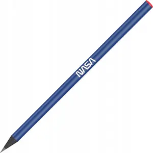 Pencil Berlingo NASA HB — wooden black HB graphite pencil, natural wood barrel