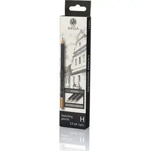 Pencil set Astra H Artea sketching pencils – pack of 12, hardness H, model 333274