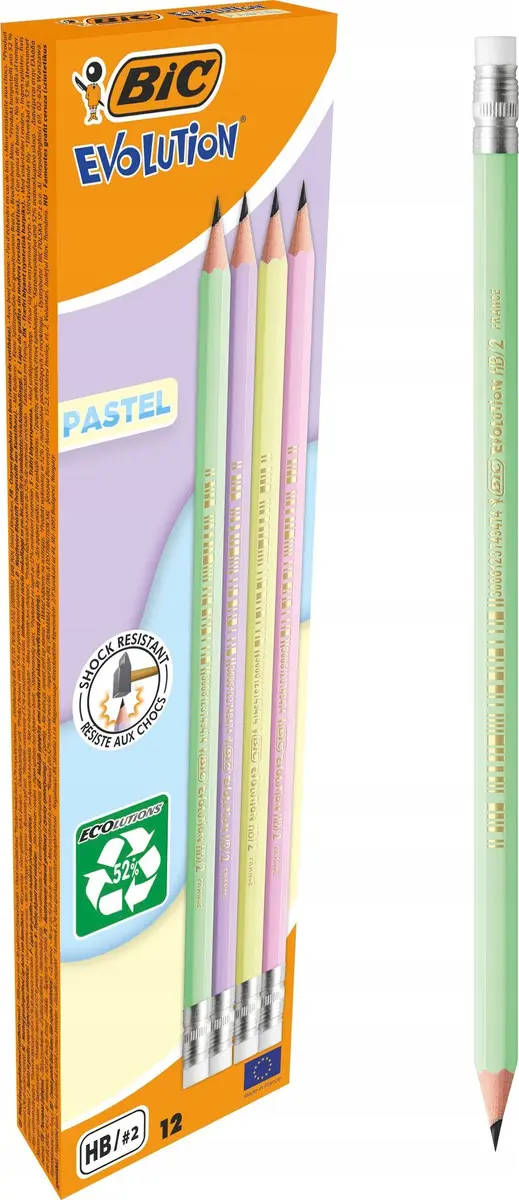 Карандаши TEKA BIC Evolution HB — 12 шт. Photo 3