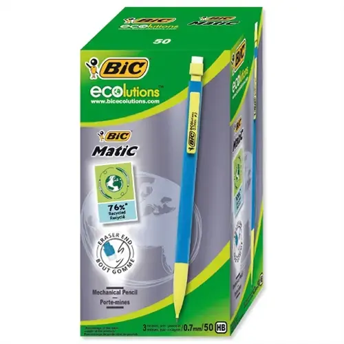 Mehāniskais zīmulis BIC ecolutions Matic 0,7 mm HB Photo 2