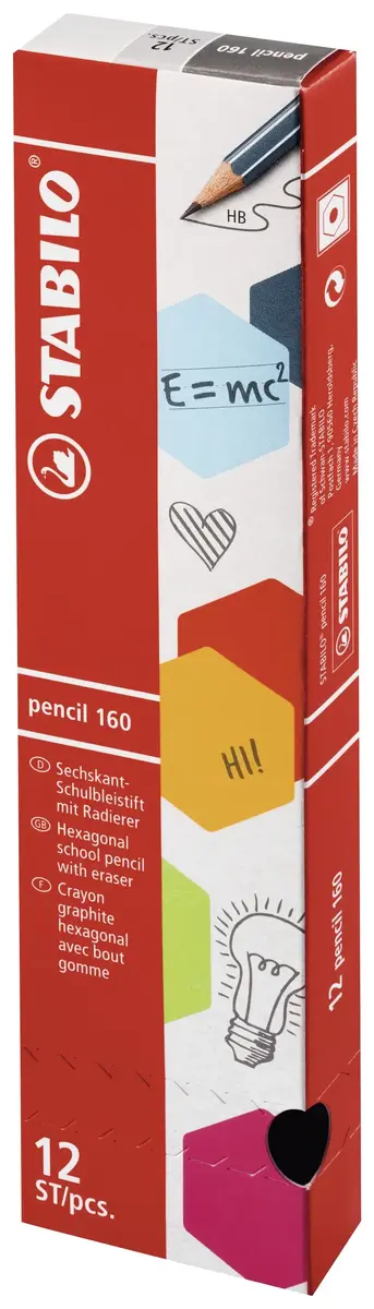 Stabilo 160 HB koka zīmuļi, 12 gab. Photo 6