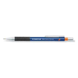 Механический карандаш Noris Staedtler Mars micro 775 — грифель 0.9 мм B, 1 шт., черный/синий/оранжевый