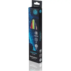 Pencil with Eraser Astra 2B (12 pcs) — graphite writing pencil set