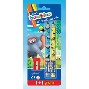 Pencils for learning to write St. Majewski Bambino set 1+1 with sharpener