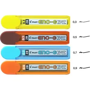 Mīkstais zīmulis PILOT Grafity 0,5 mm ENO G 2H (PIPL-5ENOG-2H) — 0,5 mm grafīts 2H