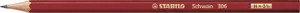 Mechanical pencil lead refill Stabilo Schwan H 2.2 mm hexagonal red 1 pc