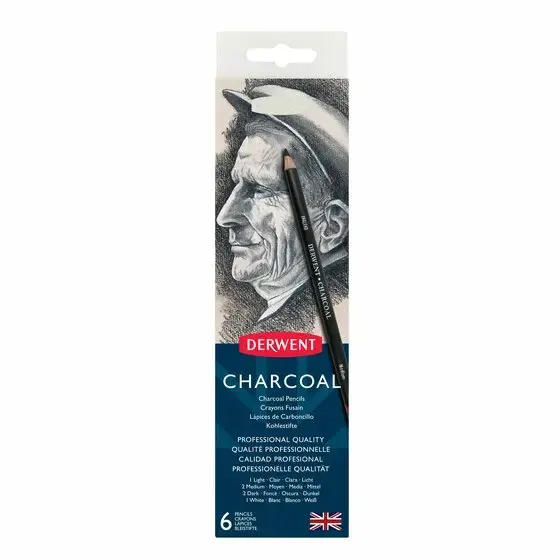 Charcoal pencil set Artequipment Derwent 0700838 Photo 2