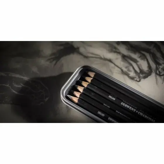 Charcoal pencil set Artequipment Derwent 0700838 Photo 3