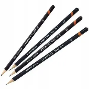 Карандаши Linex Derwent Graphic набор 12 шт., мягкие