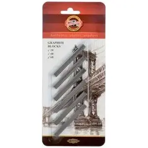 Mechanical graphite refill leads KOH-I-NOOR 4390 7×7 mm, pack of 6