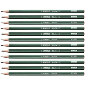 Mechanical pencil leads Stabilo Othello H 3 mm, hexagonal, green, pack of 12