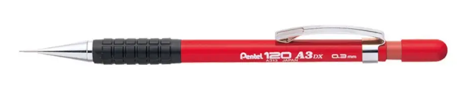 Mehāniskais zīmulis Pentel 120 A3 0,3 mm HB Photo 2