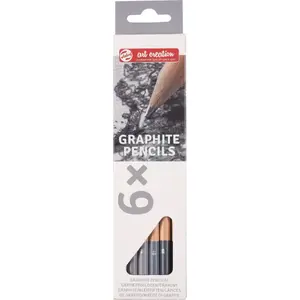 Grafīta zīmuli komplekts BRUYNZEEL SAKURA Talens Art Creation — 6 gab.