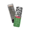 Pencils DELOCK Derwent Academy Sketching Pencils Wallet of 6 Photo 2