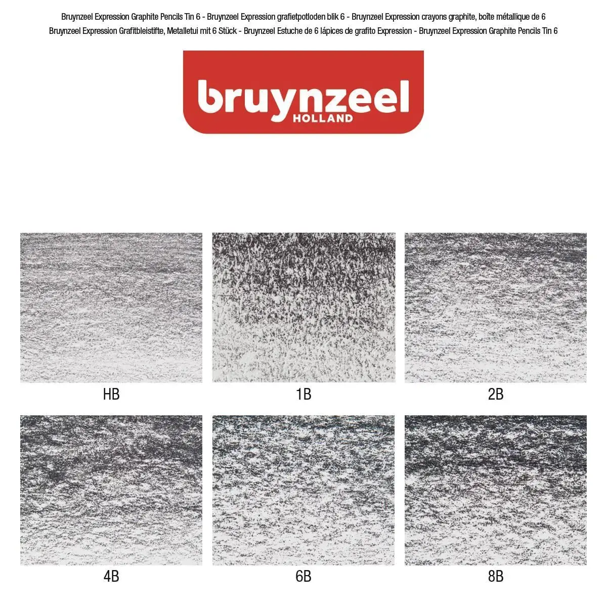 BRUYNZEEL SAKURA карандаши графит Multi, 6 шт. Photo 4