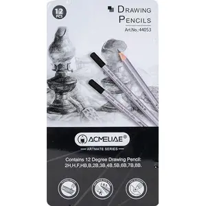 Graphite Pencils KOH-I-NOOR Acmeliae 12 pcs — wooden drawing/writing pencils