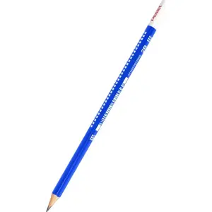 Koka trīsstūra zīmulis PENTEL 2B CB60T-2B — 2B grafīts, ergonomisks trīsstūra korpuss