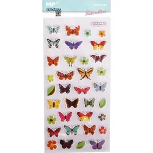 3D Butterfly Stickers RANOK Ranok Naklejki 3D motyle – decorative self-adhesive decals